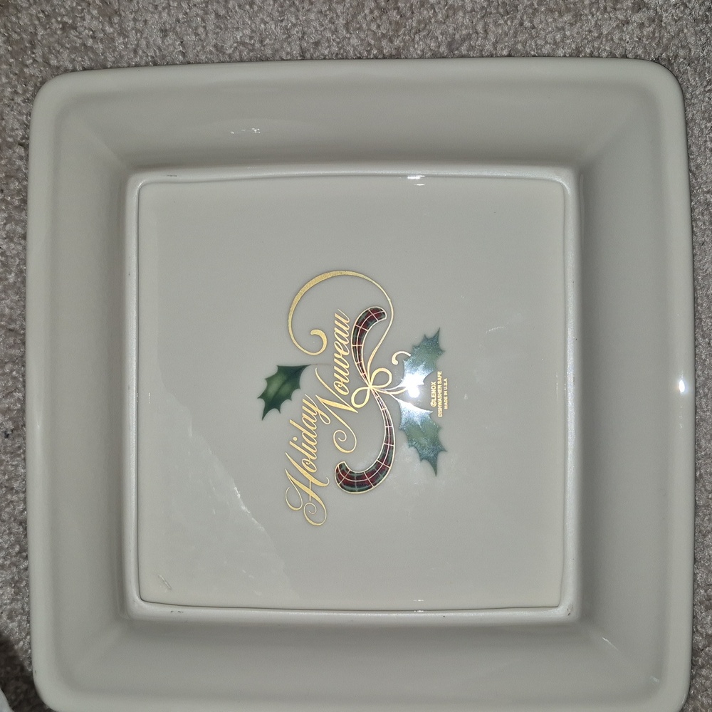 Lenox Square 9" Holiday Platter